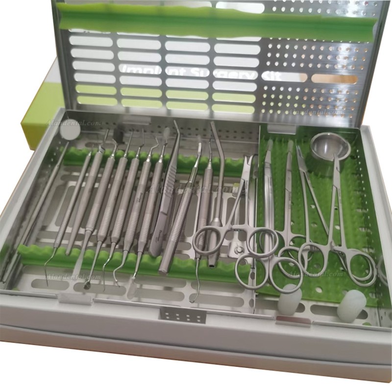 Dentium Oral Surgery Kit 18pcs Dental Implant Surgery Set Basic Instrument Set